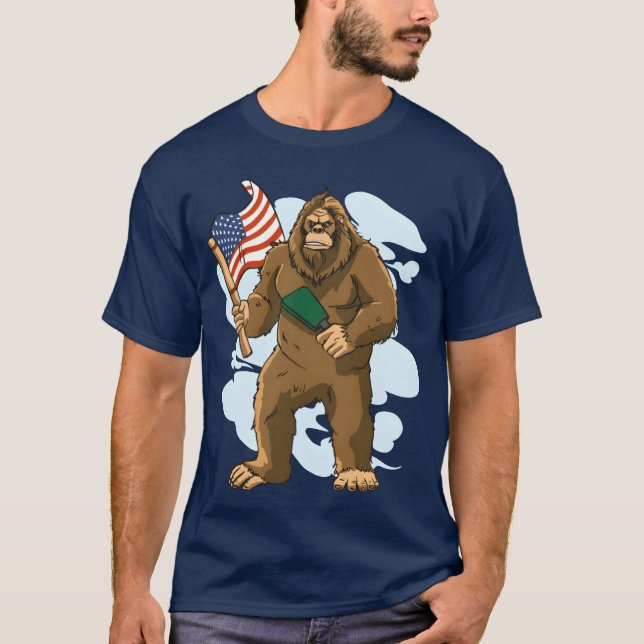 Patriotic Pickleball Sports Lover Design friends T Shirt (Framsida)