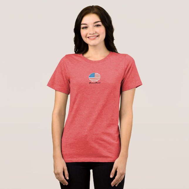Patriotic Pickleball T-shirt by Pickle Peace (Framsida Full)