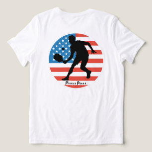 Patriotic Pickleball T-shirt by Pickle Peace