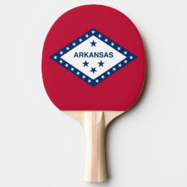 Patriotic, pingpongpaddel med Flagga av Arkansas Pingisracket