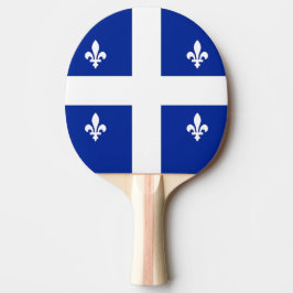 Patriotic, pingpongpaddel med Flagga av Quebec Pingisracket