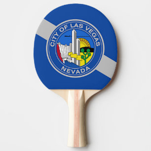 Patriotic, pingpongpaddel med Flagga Las Vegas Pingisracket