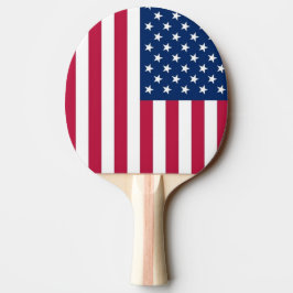 Patriotic, pingpongpaddel med USA:s Flagga Pingisracket