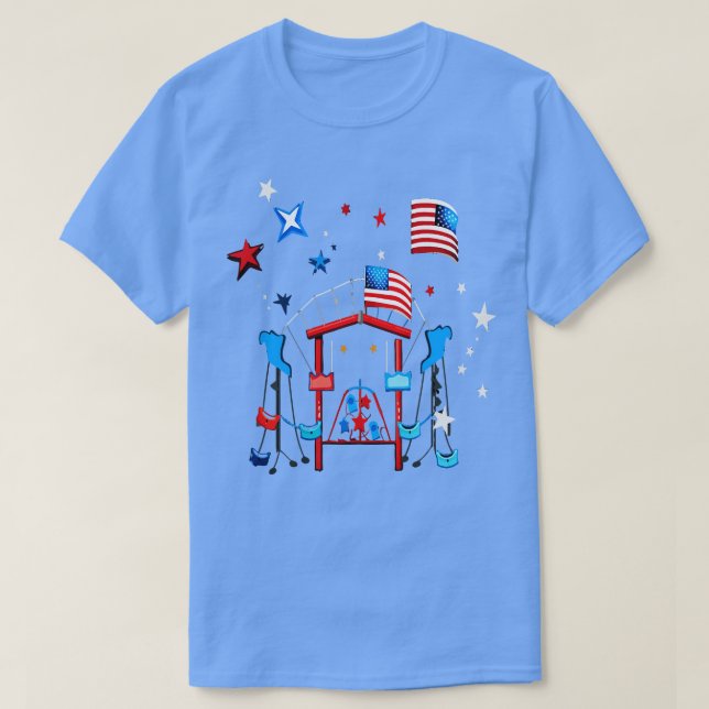 Patriotic Playground T Shirt (Design framsida)
