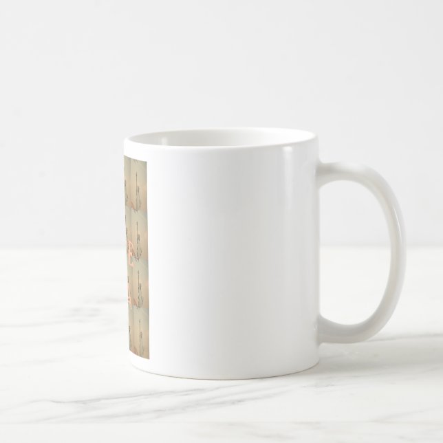 Patriotic Pop Art: "I Kärlek USA" Graphic Art Desi Kaffemugg (Höger)