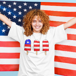 Patriotic Popsicles T Shirt