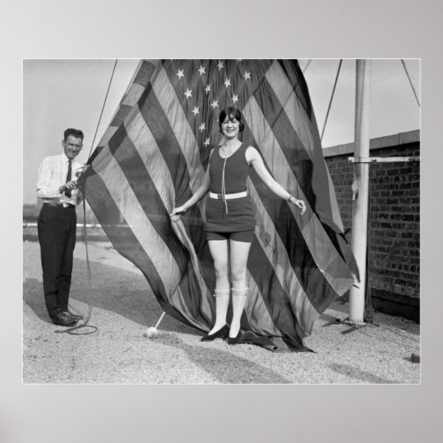 Patriotic Pose, 1920-talet Poster (Framsidan)