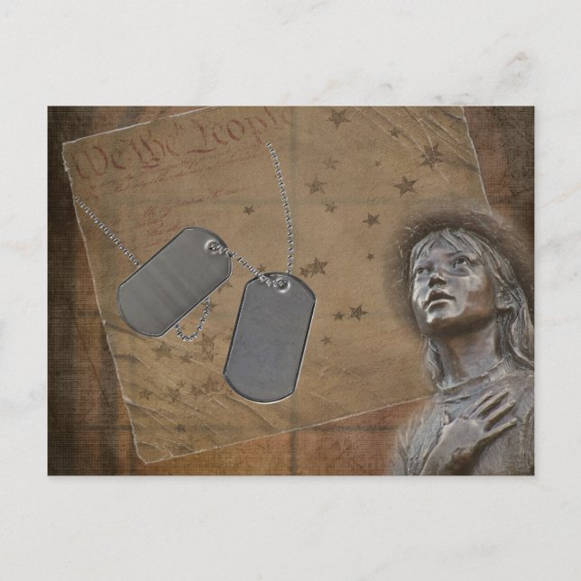 Patriotic Postcard Vykort (Framsida)