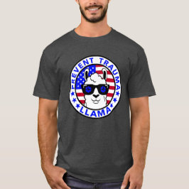 Patriotic Prevent Trauma Llama T-Shirt