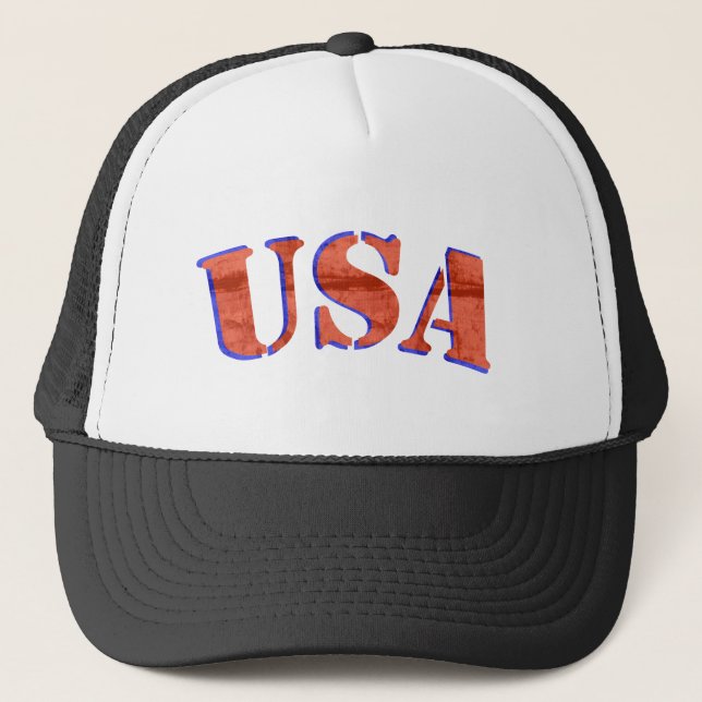 Patriotic Proud American USA Hat Keps (Framsida)