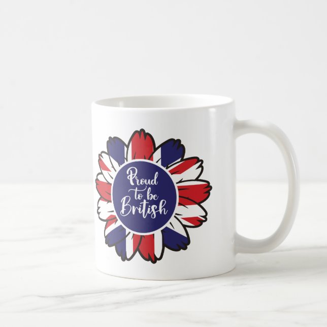 Patriotic Proud är brittisk Kaffemugg (Höger)