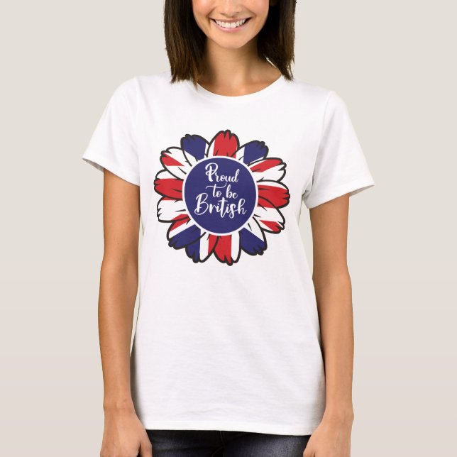 Patriotic Proud som brittisk T-Shirt (Framsida)