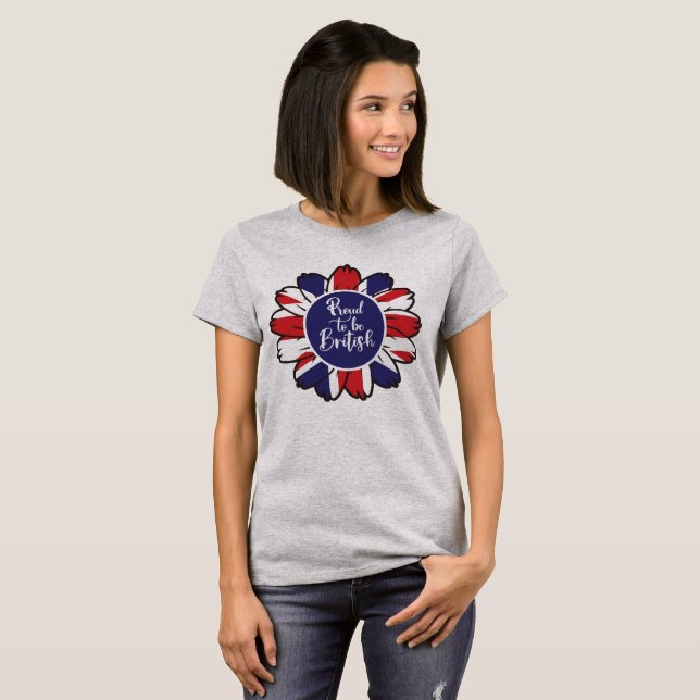 Patriotic Proud som brittisk T-Shirt (Hel framsida)