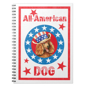Patriotic Pudel Anteckningsbok