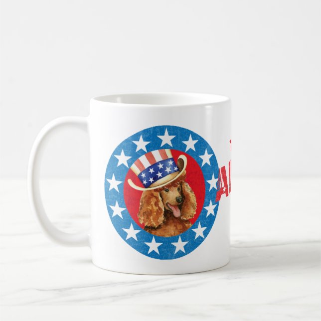 Patriotic Pudel Kaffemugg (Vänster)