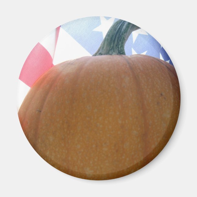 Patriotic Pumpkin Magnet (Framsidan)