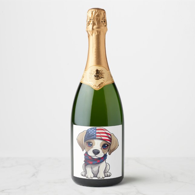 Patriotic Puppy - Style 14  (Framsida)