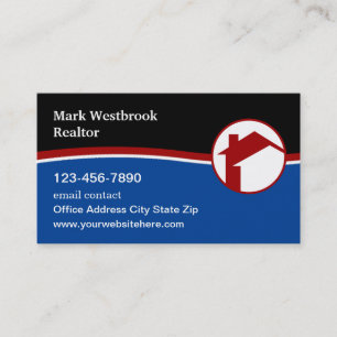 Patriotic Realtor-Professionell Visitkort