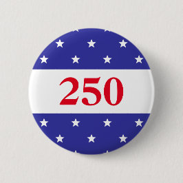 Patriotic Red White & Blue 250 Button Knapp