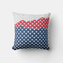 Patriotic Red White & Blue Stars Utomhusfyllning