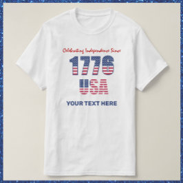 Patriotic Red White och Blue 4 juli T Shirt