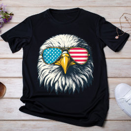 Patriotic Red, White och Blue Coola Eagle T Shirt