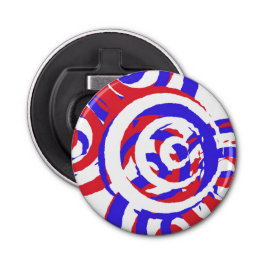 Patriotic Red White och Blue Flaska Open Flasköppnare