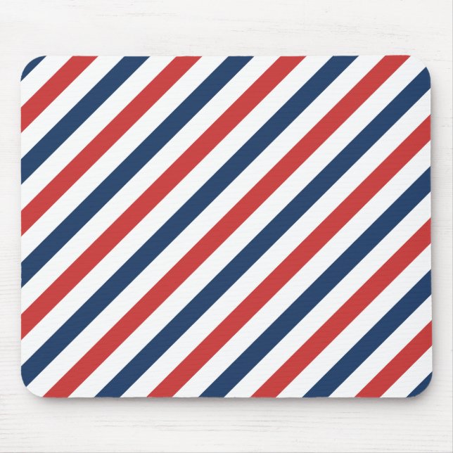 Patriotic Red White och Blue Rand Musmatta (Framsidan)
