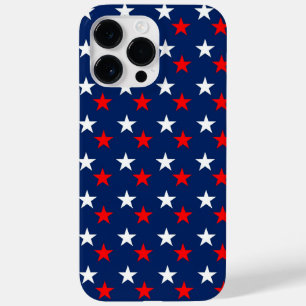 Patriotic Red White och Blue Stars Design