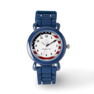 Patriotic Religous Watches för barn Armbandsur