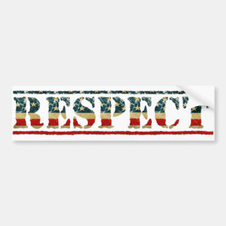 Patriotic RESPECT Bildekal