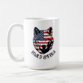 Patriotic ReVilamerika Varg Kaffemugg