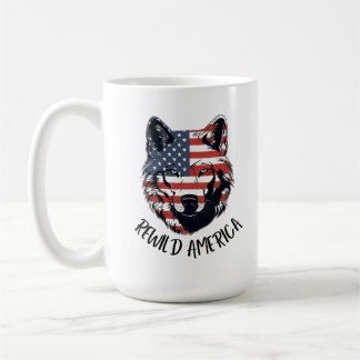 Patriotic ReVilamerika Varg Kaffemugg