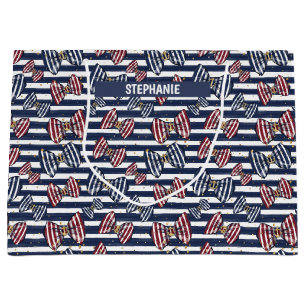 Patriotic Ribbon Rand Mönster