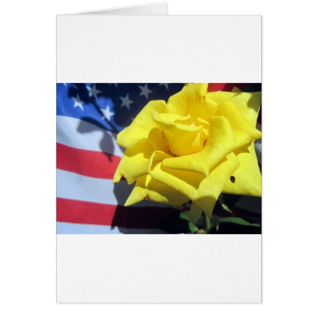 Patriotic Ro Hälsningskort (Framsidan)