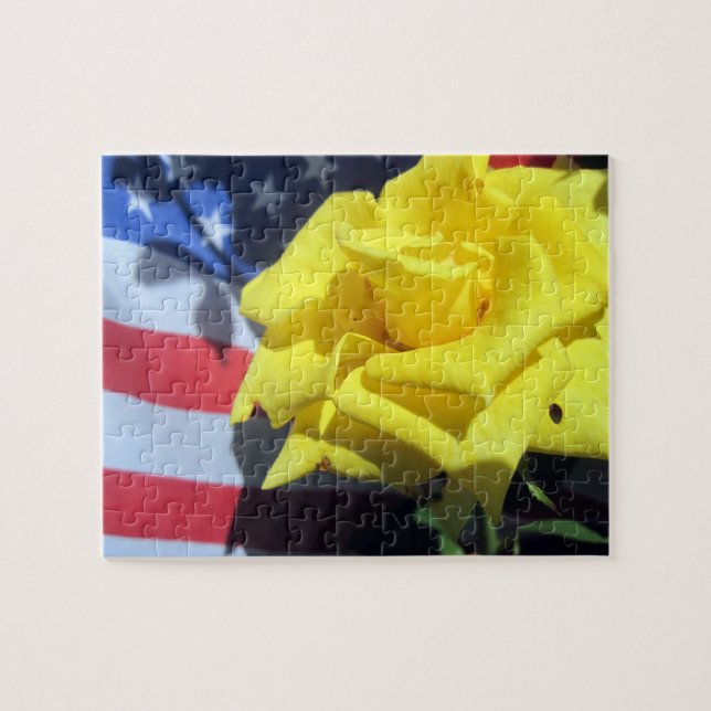 Patriotic Ro Puzzle Pussel (Horisontell)