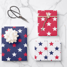 Patriotic Rött vitt blått Stars American
