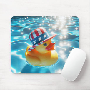 Patriotic Rubber Duck i Pool Musmatta