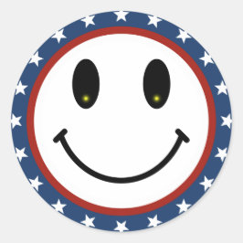 Patriotic Runt Klistermärke