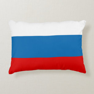 Patriotic Russian Pan Slavic flagga Prydnadskudde