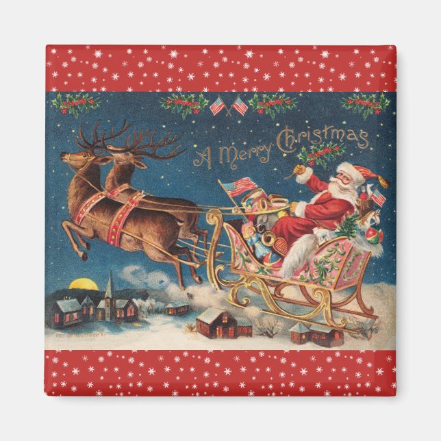 Patriotic Santa Magnet (Framsidan)