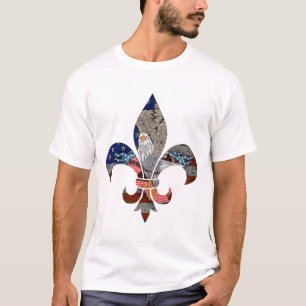 Patriotic Scout Logotyp US Flagga Eagle T Shirt