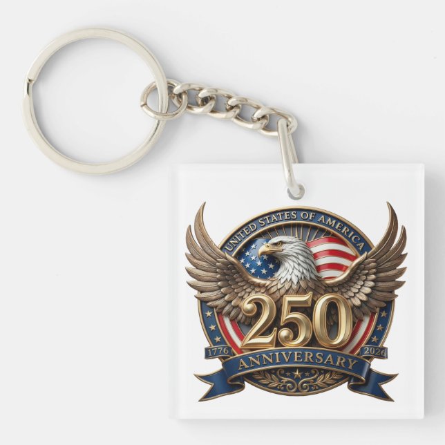 PATRIOTIC - See Back - Keychain (Framsidan)