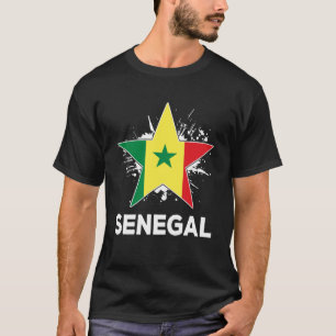 Patriotic Senegal-Pridet Senegalese Flagga T Shirt