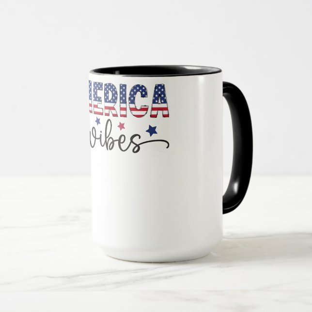 patriotic shirt america shirt 4th of july  mugg (Framsida höger)