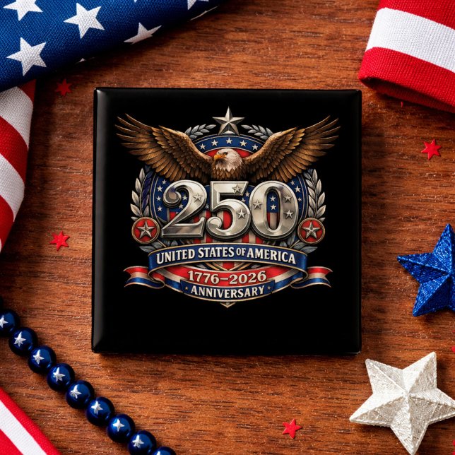 Patriotic Silver Semiquincentennial Emblem Knapp (Skapare uppladdad)