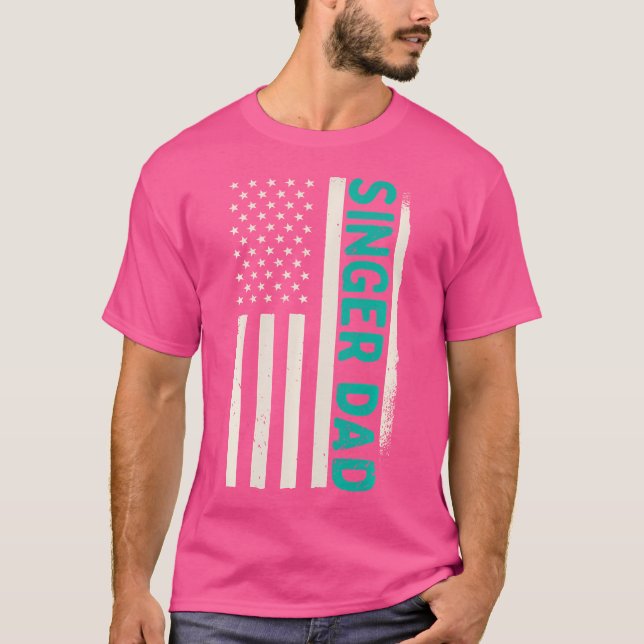 Patriotic Singing Musician Opera Karaoke Singer Da T Shirt (Framsida)