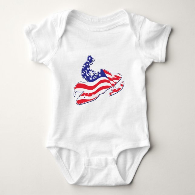 Patriotic-Sledder Tee (Framsida)