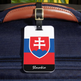 Patriotic Slovakia Luggage Tags, Slovakia Flagga Bagagebricka