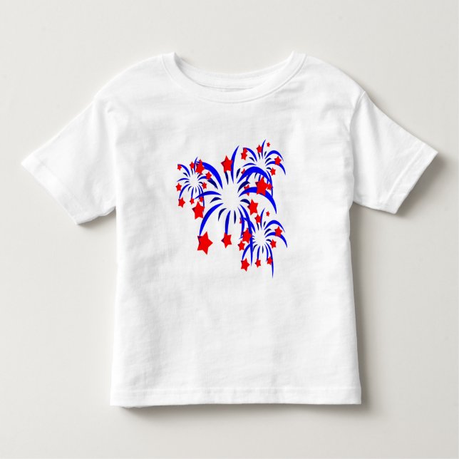Patriotic Småbarn T-Shirt (Framsida)